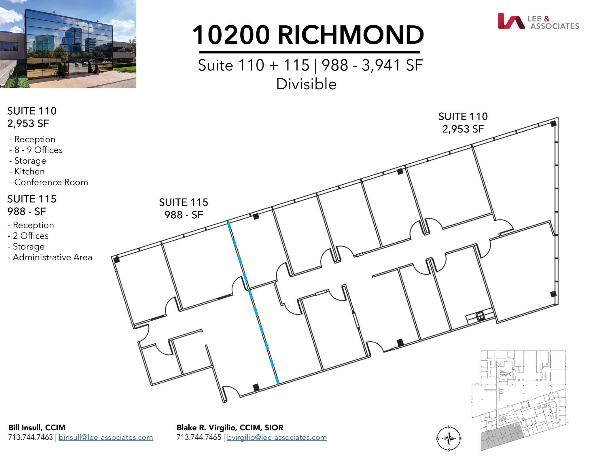 10200 Richmond Ave, Houston, TX for lease Floor Plan- Image 1 of 3