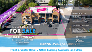 Plus de détails pour 1101-1105 Fulton Ave, Sacramento, CA - Vente au détail à vendre