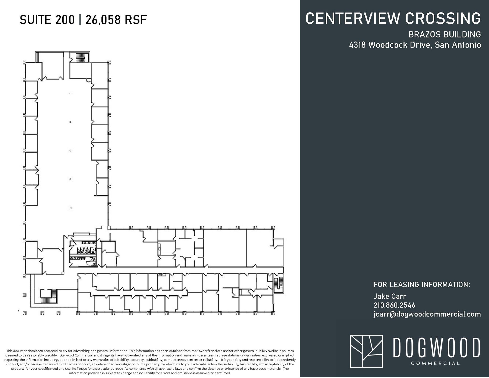 4538 Centerview Dr, San Antonio, TX for lease Floor Plan- Image 1 of 1