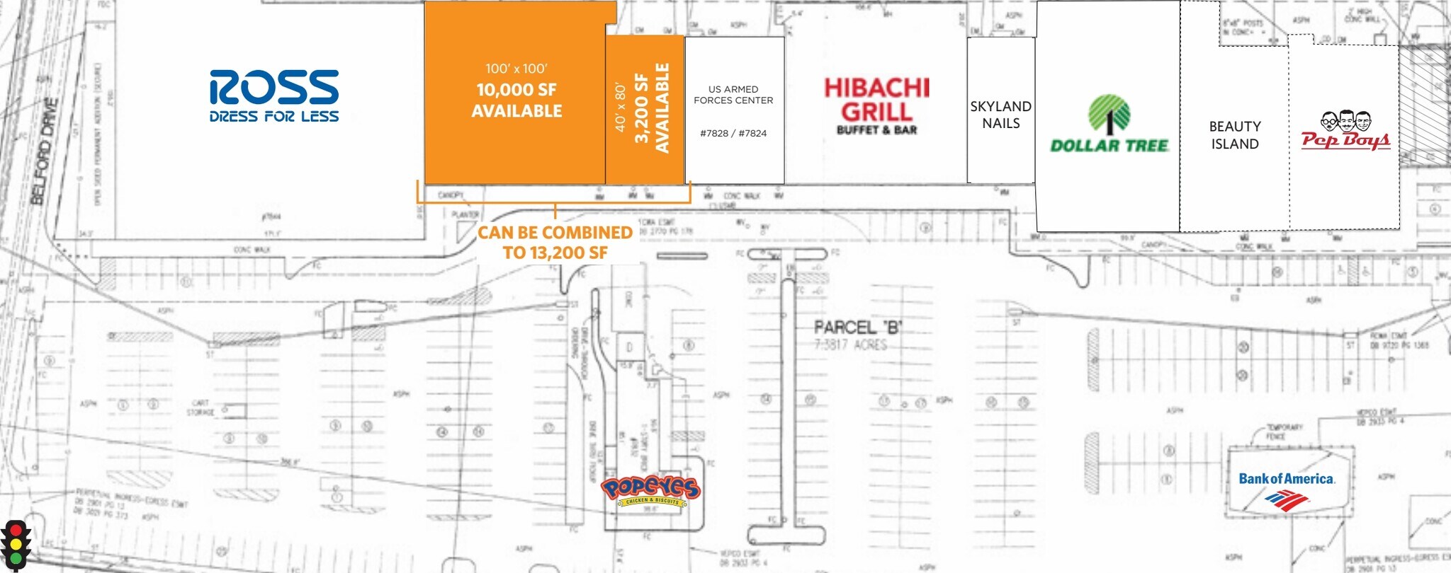 7800-7844 Richmond Hwy, Alexandria, VA for lease Site Plan- Image 1 of 1