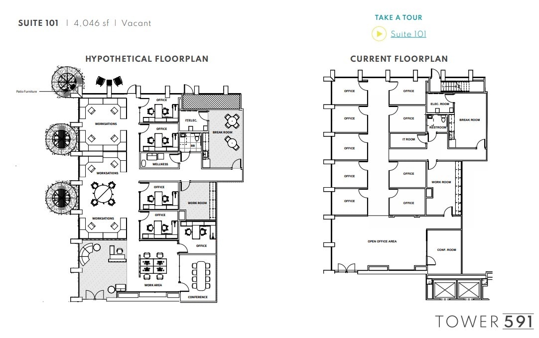 591 Camino de la Reina, San Diego, CA à louer Plan d’étage- Image 1 de 1