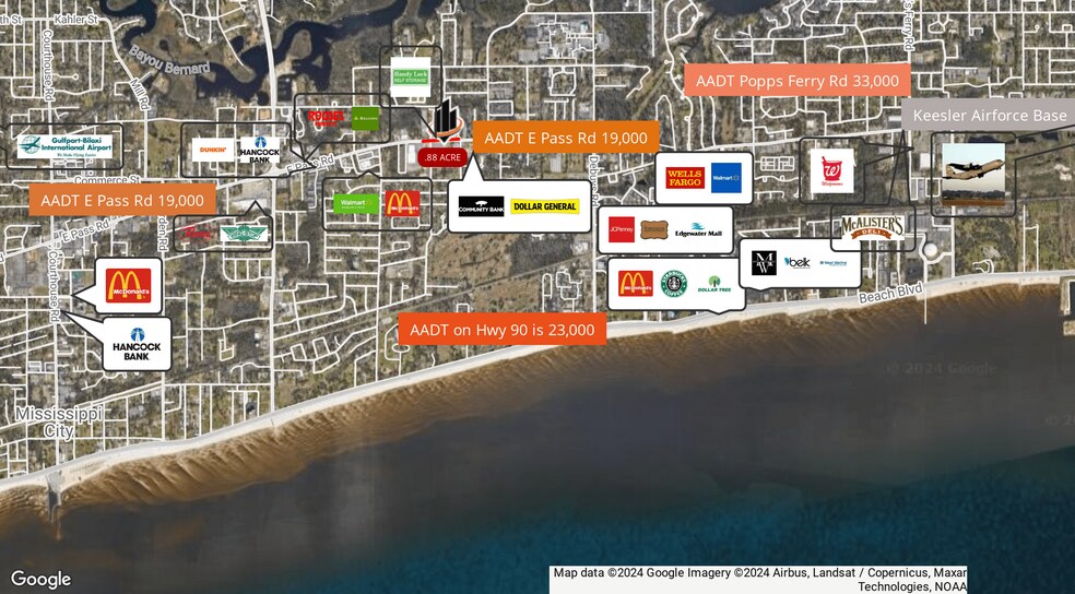 1930 E Pass Rd, Gulfport, MS à vendre - Photo du bâtiment - Image 2 de 2
