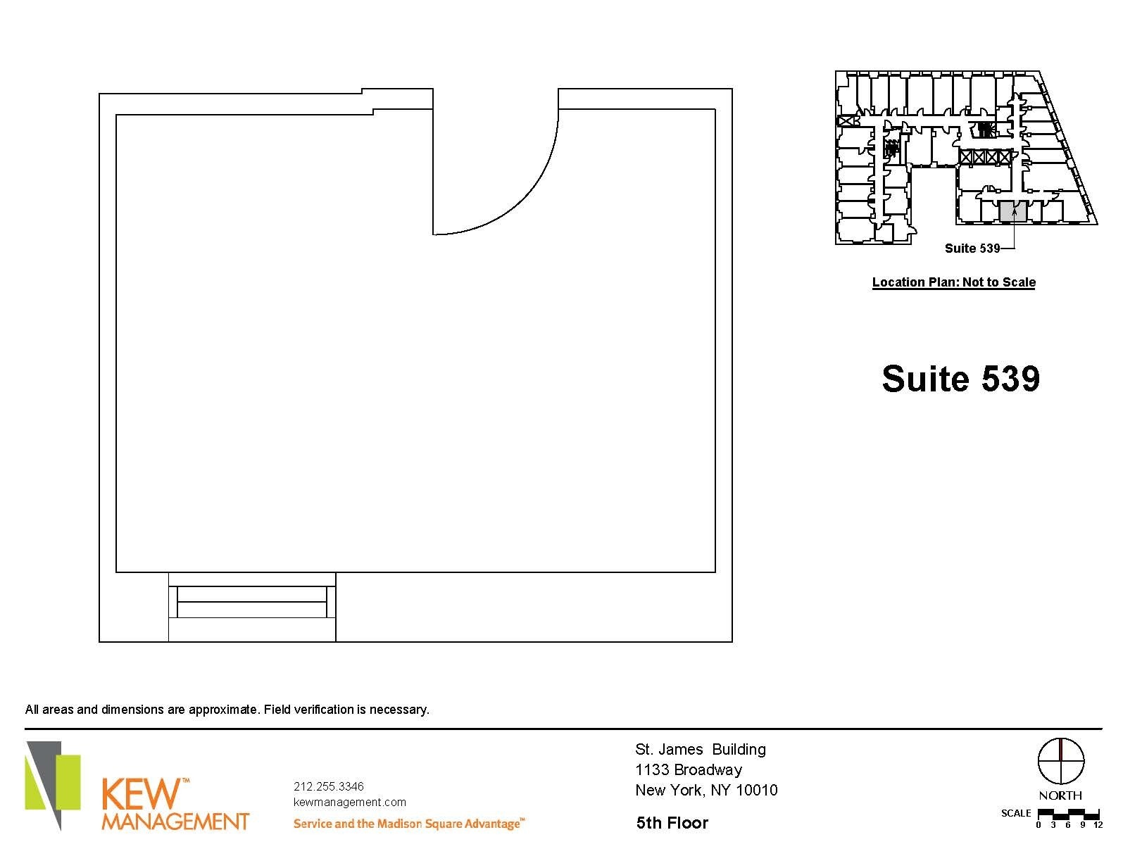 1133 Broadway, New York, NY à louer Plan d’étage- Image 1 de 1
