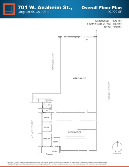 701-833 W Anaheim St, Long Beach, CA for lease - Site Plan - Image 1 of 15