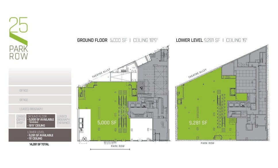 25 Park Row, New York, NY à louer - Plan d’étage - Image 2 de 4