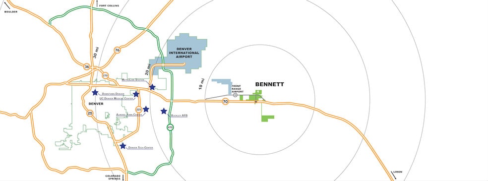 I-70 and 1st Street, Bennett, CO à louer - Photo du bâtiment - Image 3 de 3