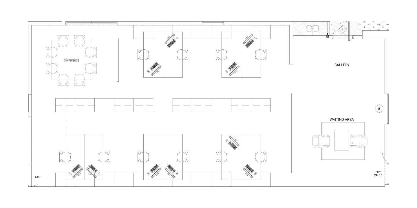 828 N 3rd St, Phoenix, AZ à vendre Plan d’étage- Image 1 de 9