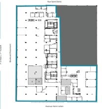 5800 Rue Saint-Denis, Montréal, QC à louer Plan d’étage- Image 1 de 1