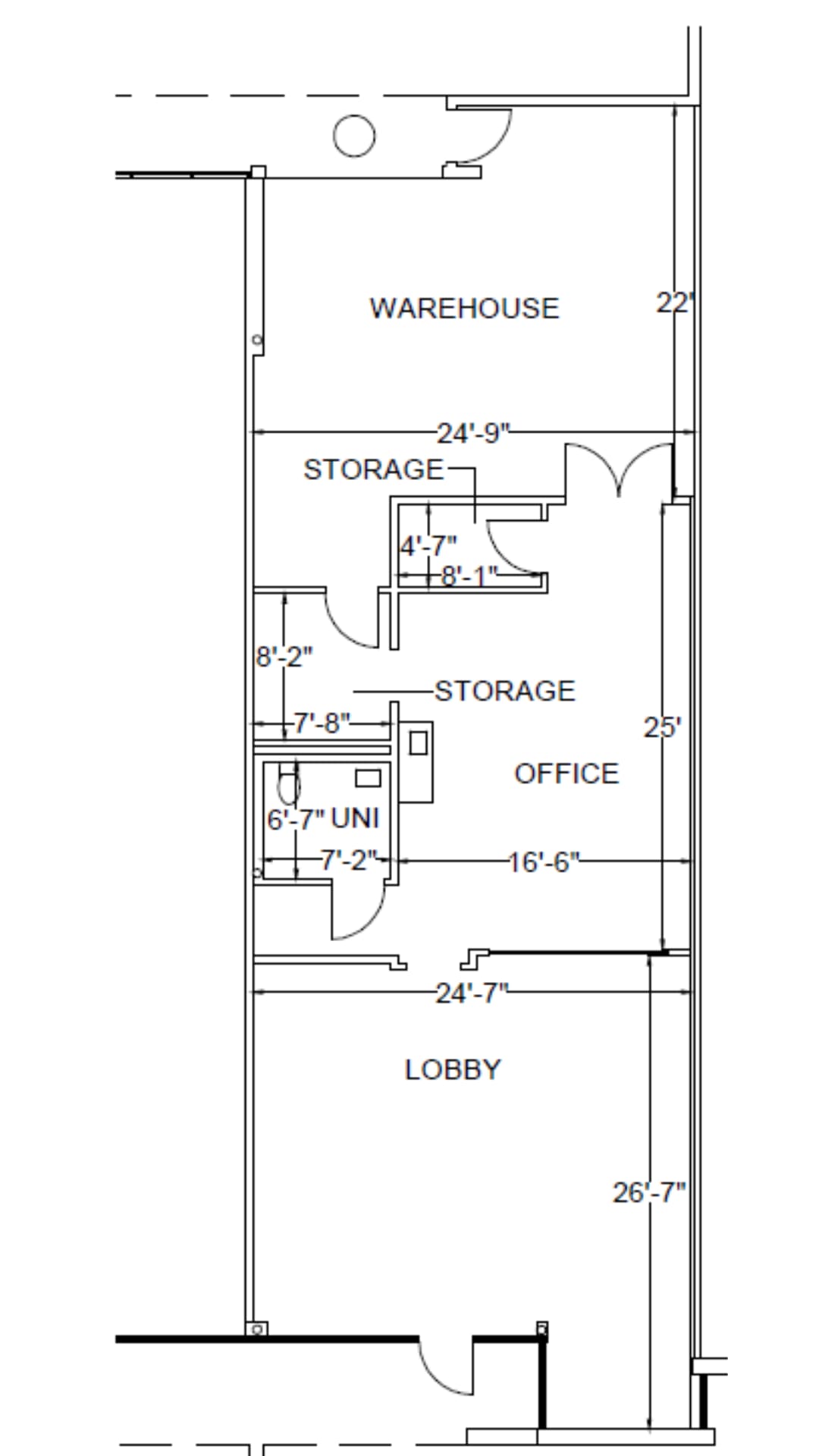 1335 Capital Circle, Marietta, GA à louer Plan d’étage- Image 1 de 1