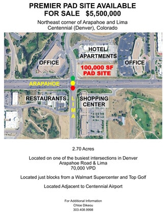 More details for E Arapahoe Rd & S Lima St, Centennial, CO - Land for Lease