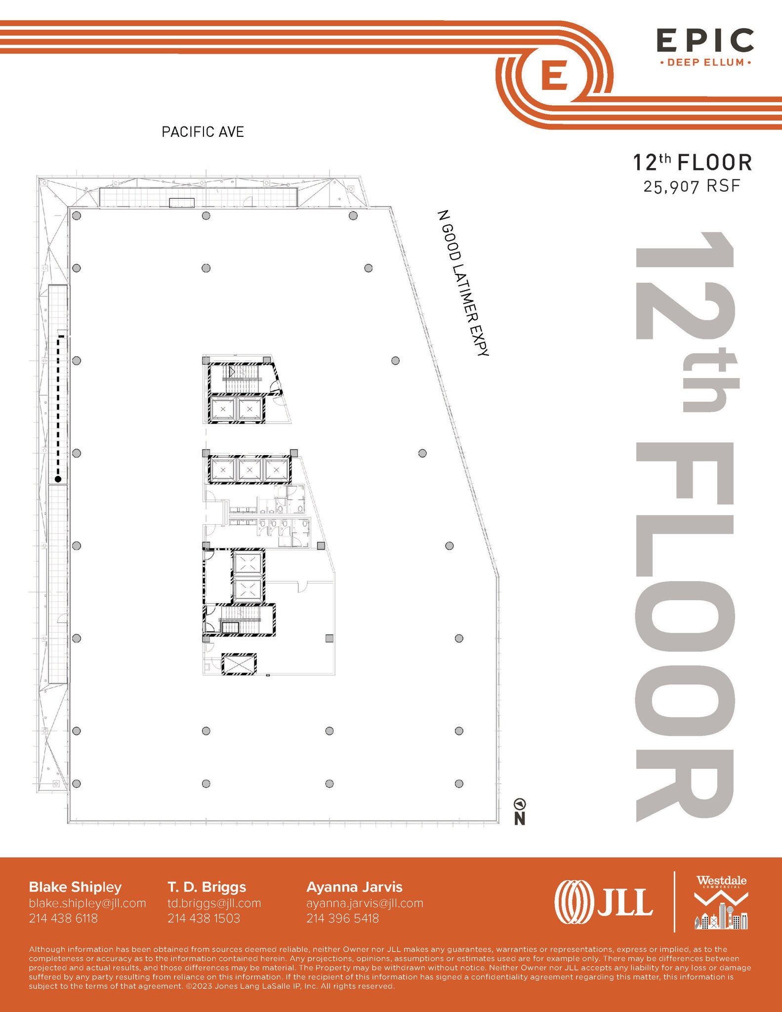 2550 Pacific Ave, Dallas, TX for lease Floor Plan- Image 1 of 1