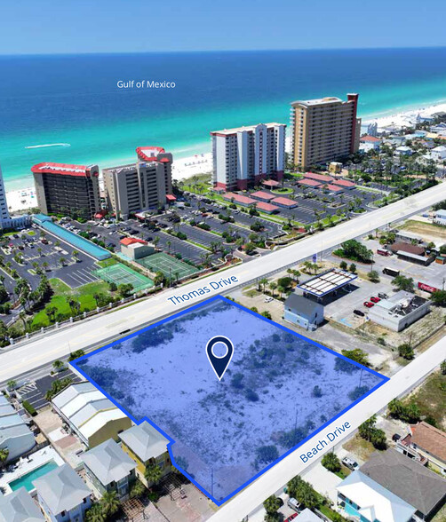 6422-6430 Thomas Dr, Panama City Beach, FL à vendre - Aérien - Image 2 de 5