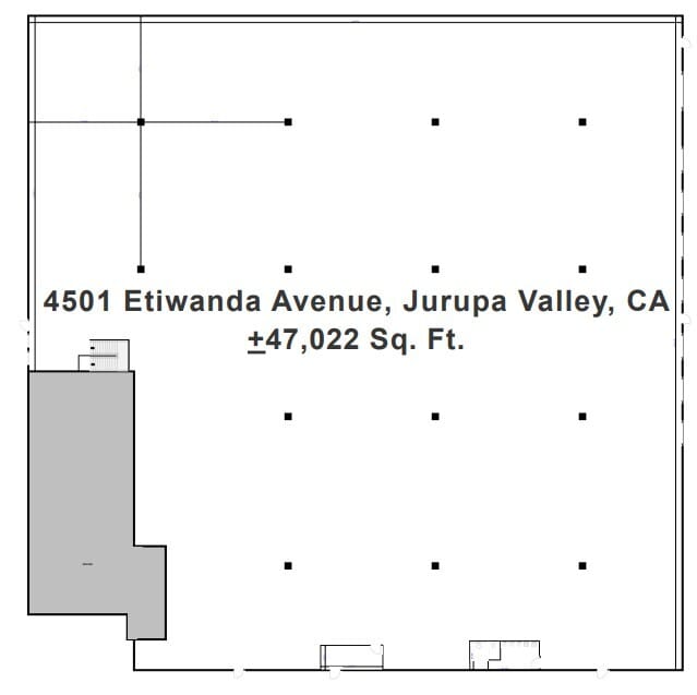 4501 Etiwanda Ave, Jurupa Valley, CA for lease Floor Plan- Image 1 of 2
