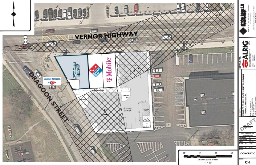 6171 W Vernor Hwy, Detroit, MI à louer Plan d’étage- Image 1 de 1