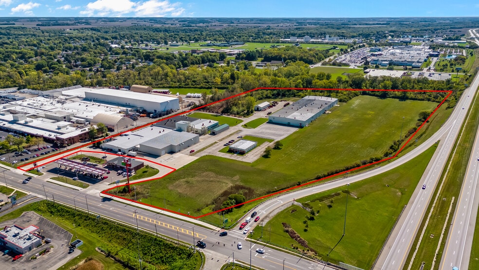 1521 W Michigan St, Sidney, OH for lease - Aerial - Image 2 of 5