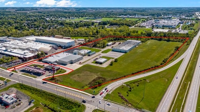 1521 W Michigan St, Sidney, OH - AERIAL  map view