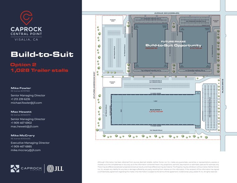 SWC Avenue 320 Plaza dr, Visalia, CA for lease - Site Plan - Image 2 of 2