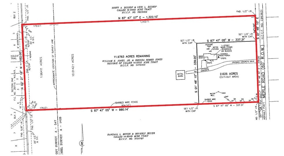 15925 Merle Rd, Cypress, TX à vendre - Plan cadastral - Image 2 de 2