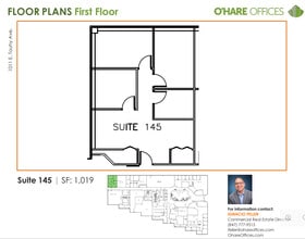 1011 E Touhy Ave, Des Plaines, IL à louer Plan d’étage- Image 1 de 3