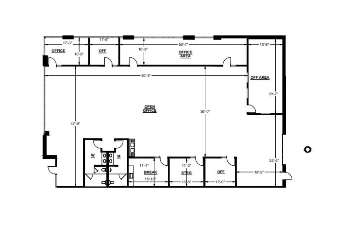47703-47737 Fremont Blvd, Fremont, CA for lease - Floor Plan - Image 1 of 2