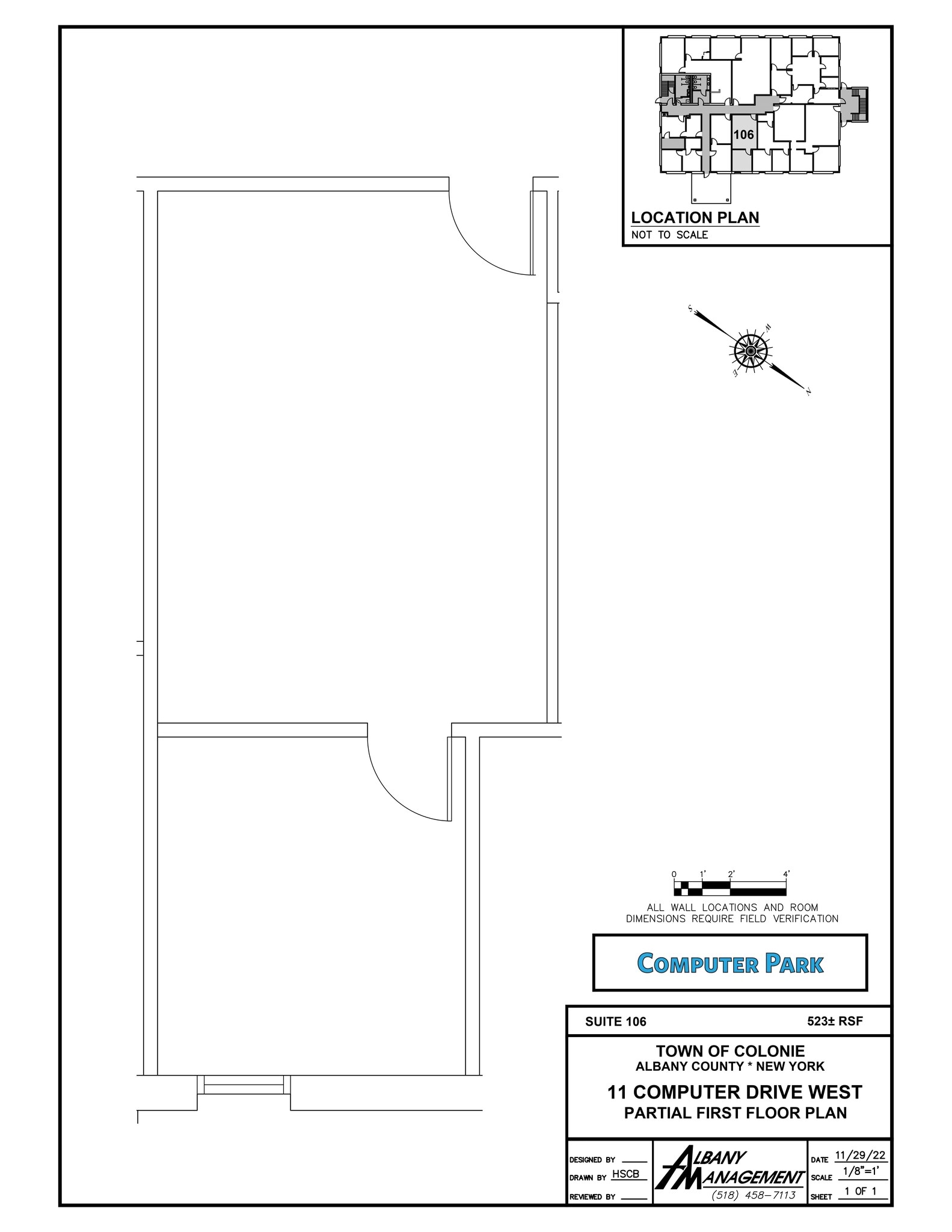 2 Computer Dr W, Albany, NY à louer Plan de site- Image 1 de 1