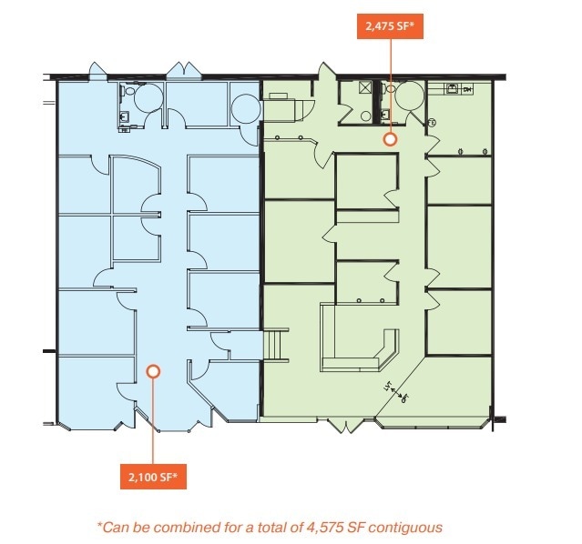 12340-12392 Olive Street Rd, Creve Coeur, MO à louer Plan d’étage- Image 1 de 4