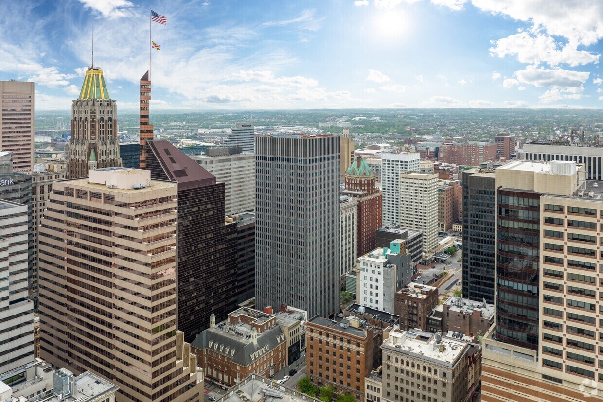 1 N Charles St, Baltimore, MD for lease Aerial- Image 1 of 4