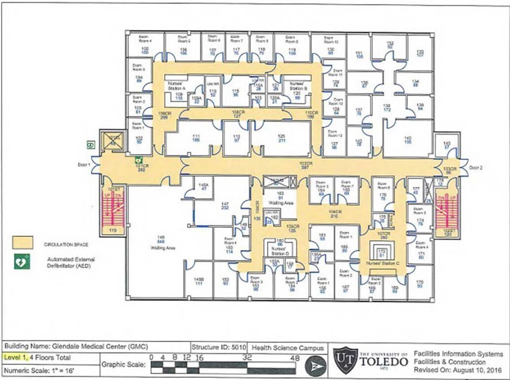 3355 Glendale Ave, Toledo, OH à louer Plan d’étage- Image 1 de 2