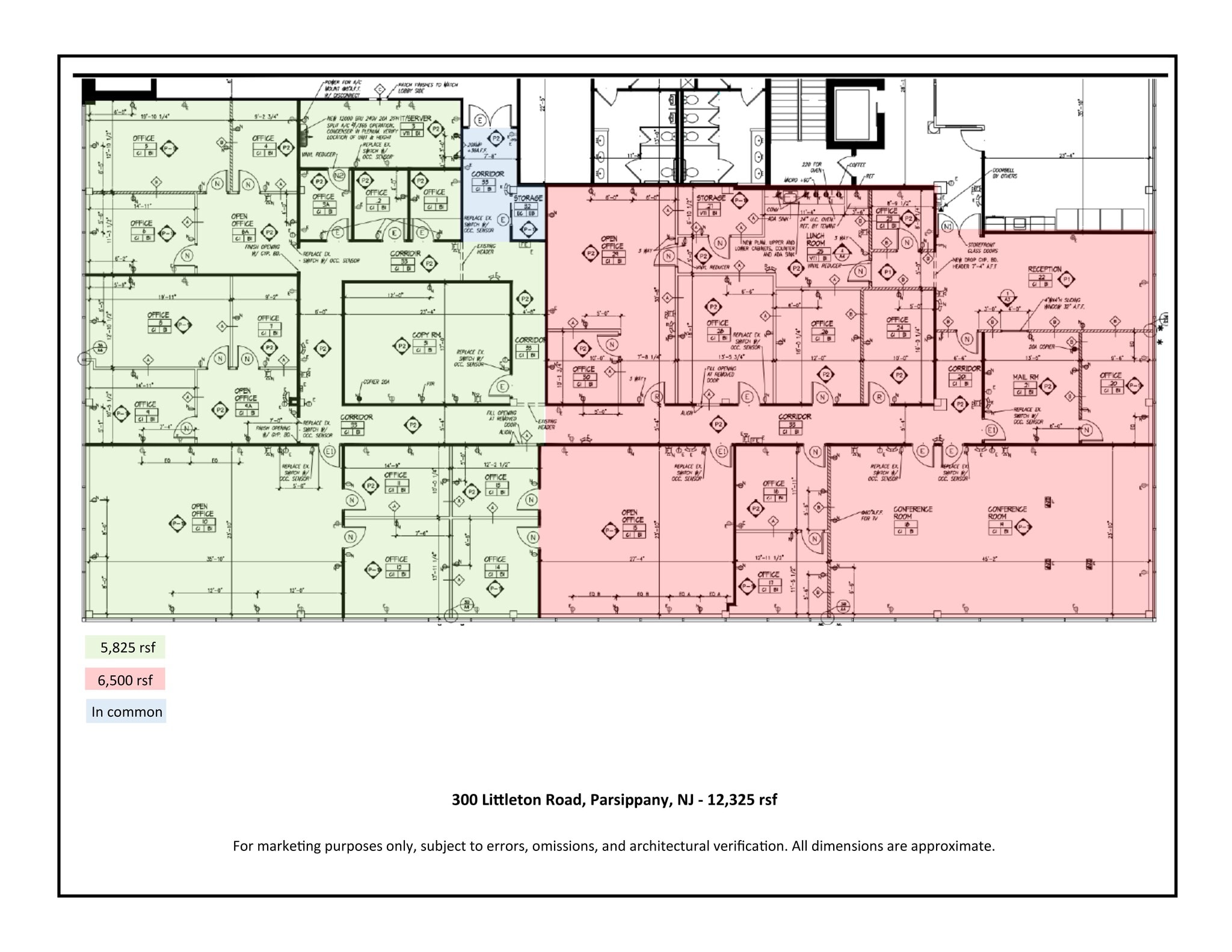 300 Littleton Rd, Parsippany, NJ for lease Site Plan- Image 1 of 1