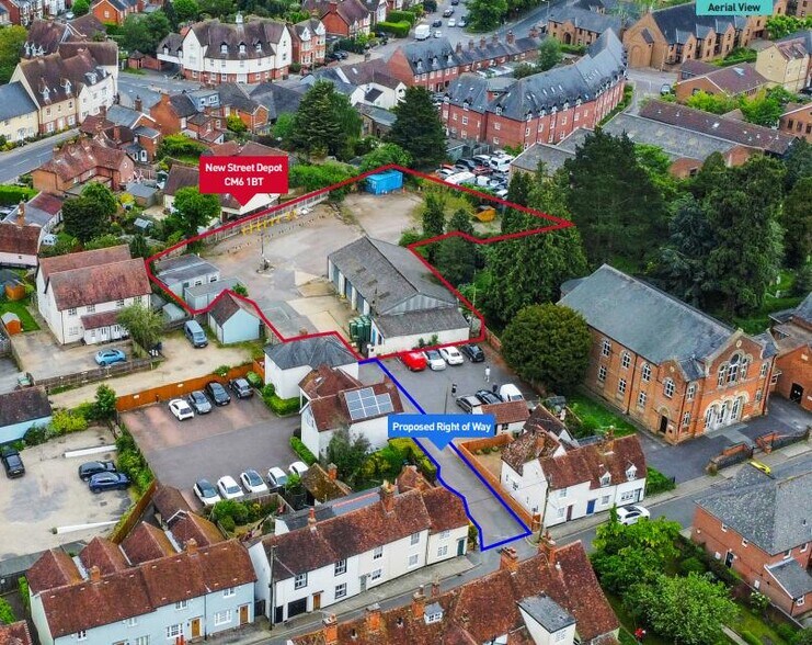 New St, Dunmow for sale - Aerial - Image 2 of 8