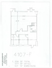 4107 Rose Lake Dr, Charlotte, NC à louer Plan d’étage- Image 1 de 1