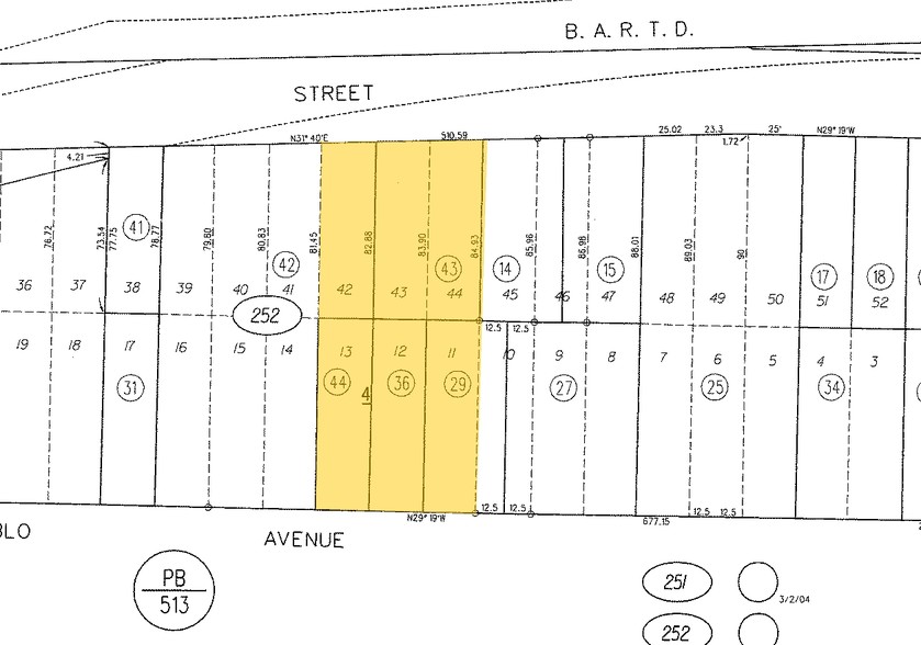 11820 San Pablo Ave, El Cerrito, CA à vendre - Plan cadastral - Image 2 de 14