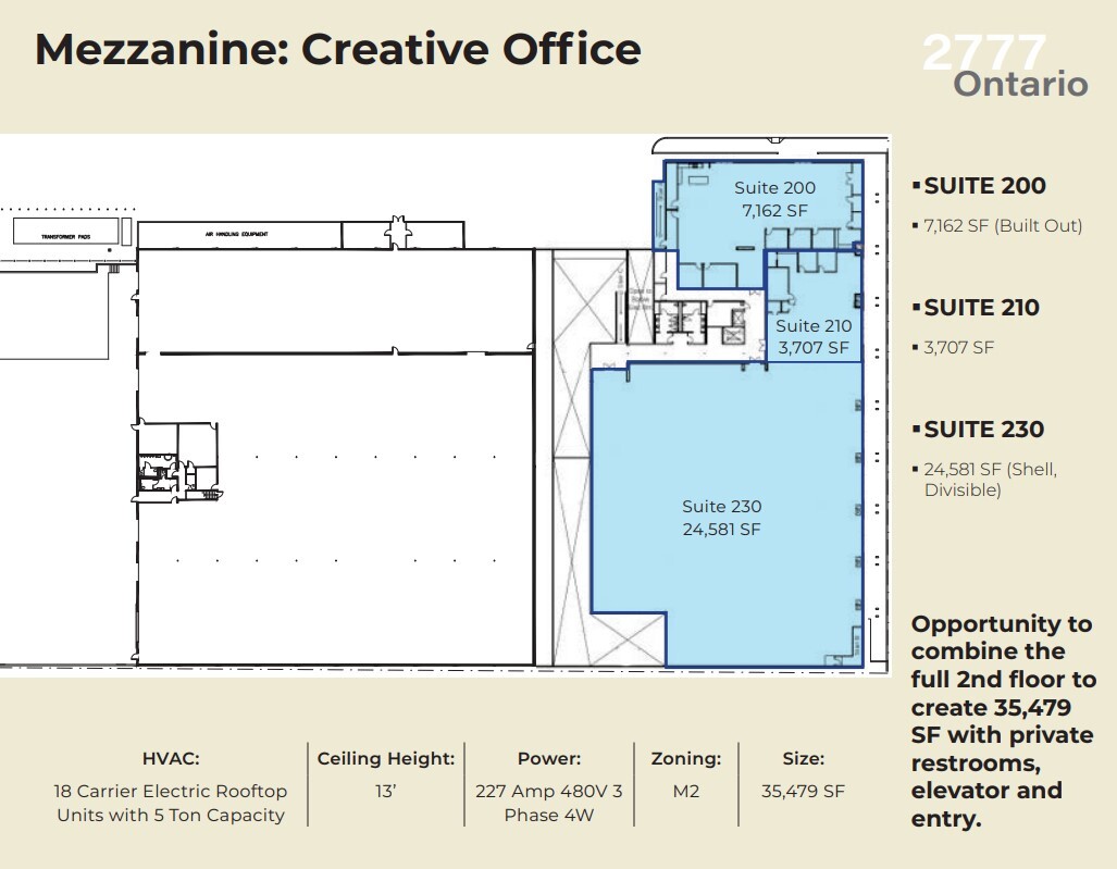 2777 N Ontario St, Burbank, CA à louer Plan d’étage- Image 1 de 9