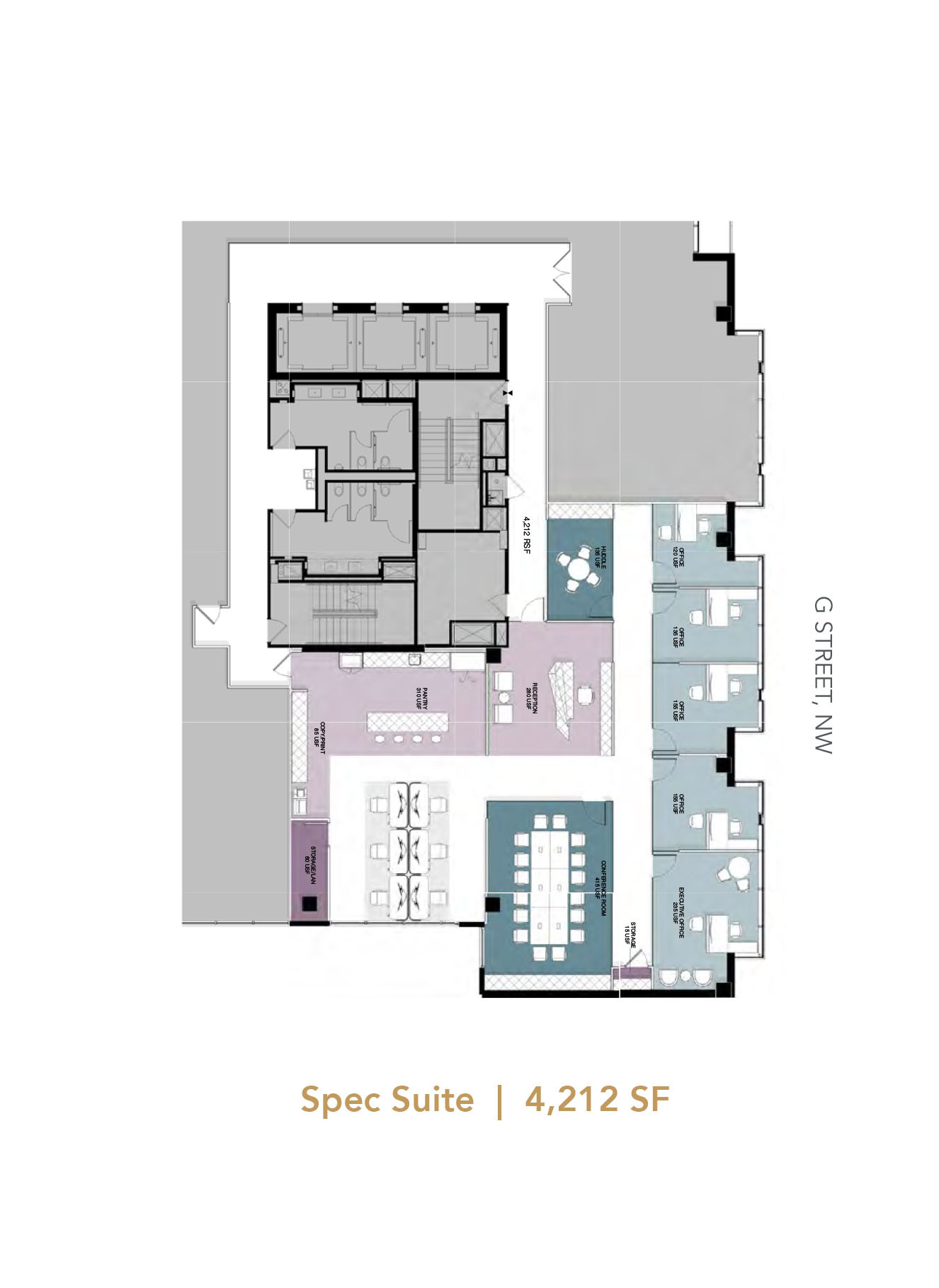 699 14th St NW, Washington, DC à louer Plan d  tage- Image 1 de 2