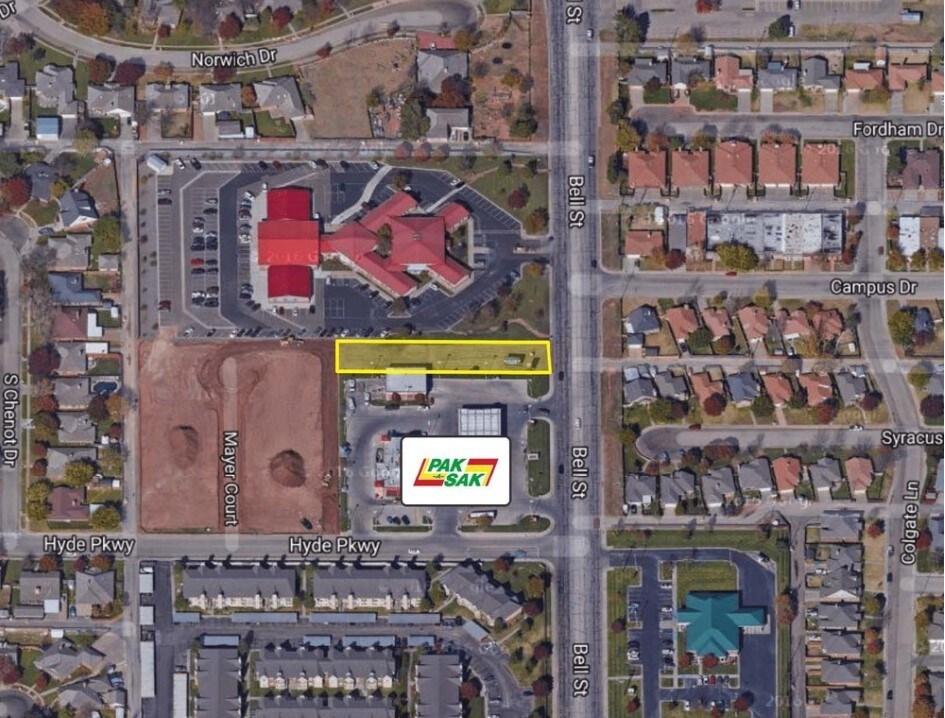 Bell At Hyde Pky, Amarillo, TX for sale Aerial- Image 1 of 2