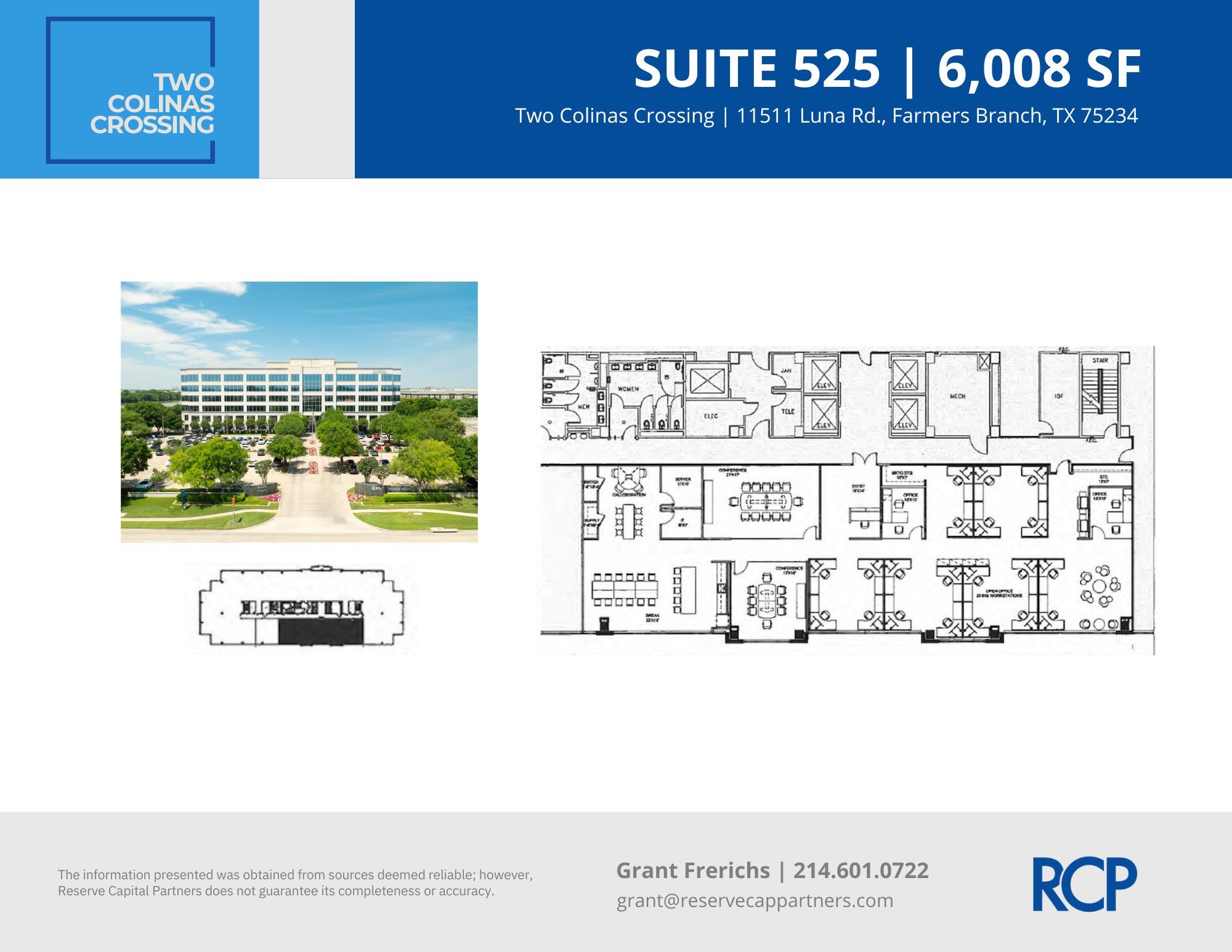11511 Luna Rd, Dallas, TX à louer Plan d’étage- Image 1 de 1