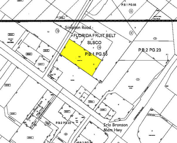 201 Simpson Rd, Kissimmee, FL for sale Plat Map- Image 1 of 1
