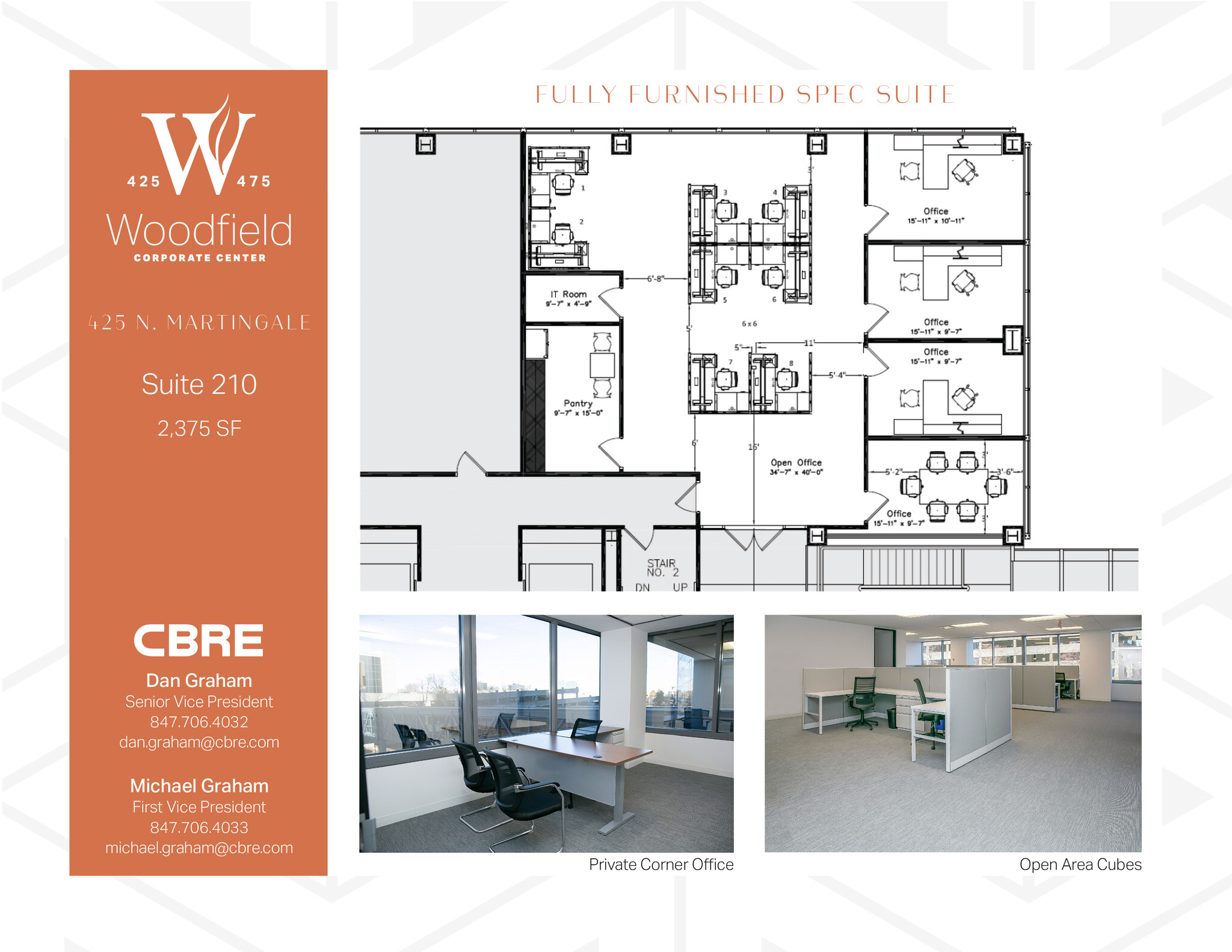 425 N Martingale Rd, Schaumburg, IL for lease Floor Plan- Image 1 of 1