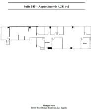 11500 W Olympic Blvd, Los Angeles, CA à louer Plan d’étage- Image 2 de 2