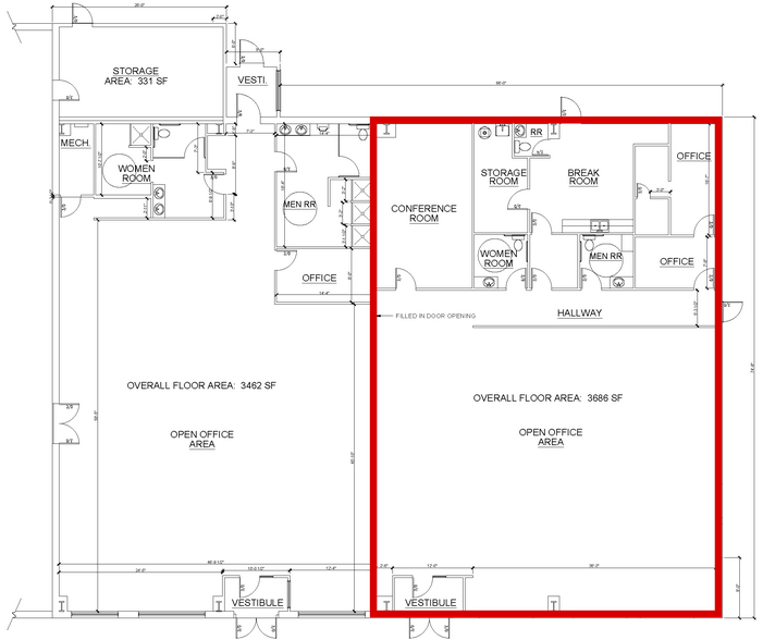 3936 S Western Ave, Sioux Falls, SD à louer - Plan d’étage - Image 2 de 13