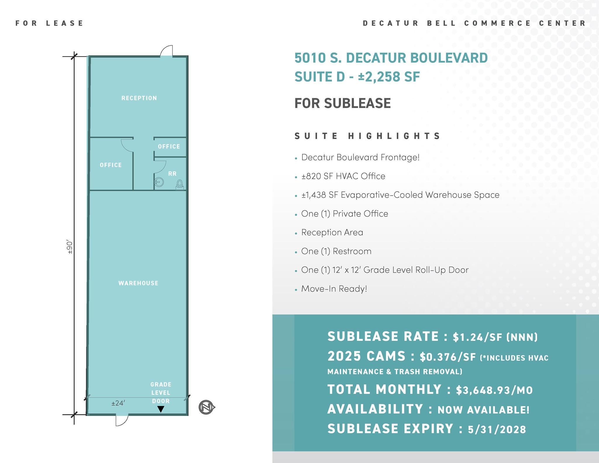 5030 S Decatur Blvd, Las Vegas, NV for lease Floor Plan- Image 1 of 1