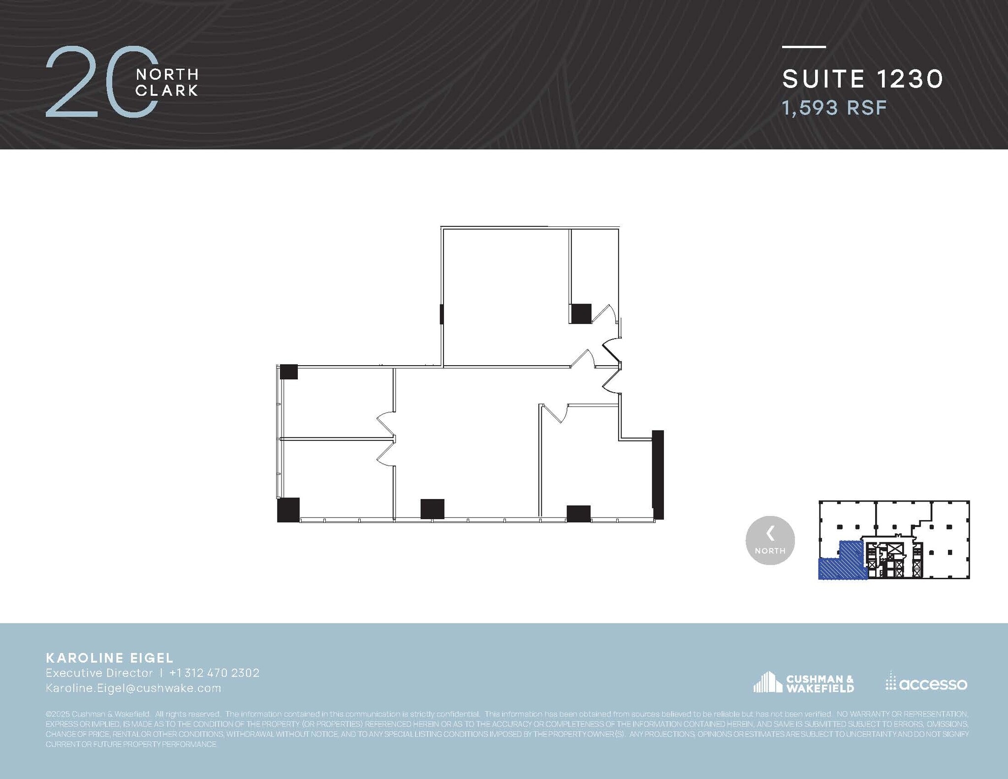 20 N Clark St, Chicago, IL for lease Floor Plan- Image 1 of 1