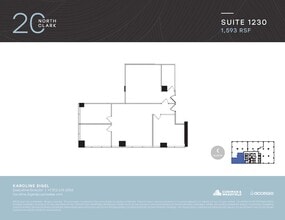 20 N Clark St, Chicago, IL for lease Floor Plan- Image 1 of 1