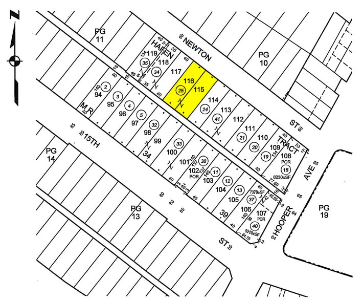 1400 Newton St, Los Angeles, CA à vendre - Plan cadastral - Image 2 de 3