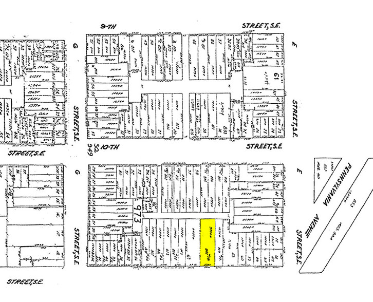 517-519 11th St SE, Washington, DC à louer - Plan cadastral - Image 2 de 4