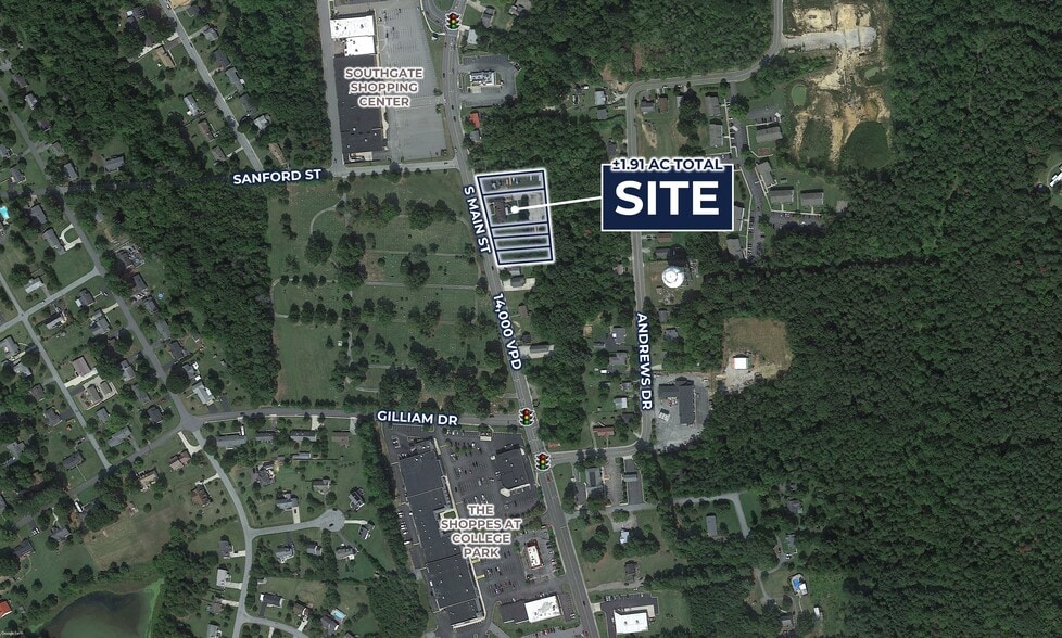 1100-1108 S Main St, Farmville, VA à vendre - Photo du bâtiment - Image 2 de 3