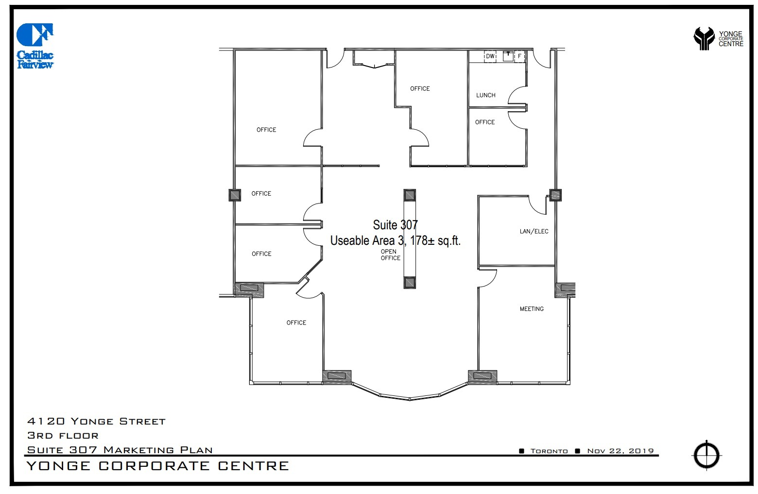 4120 Yonge St, Toronto, ON for lease Floor Plan- Image 1 of 1