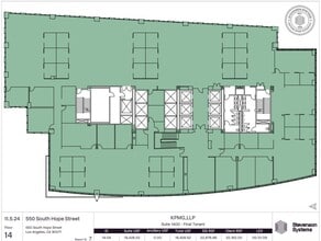 550 S Hope St, Los Angeles, CA à louer Plan d’étage- Image 1 de 1