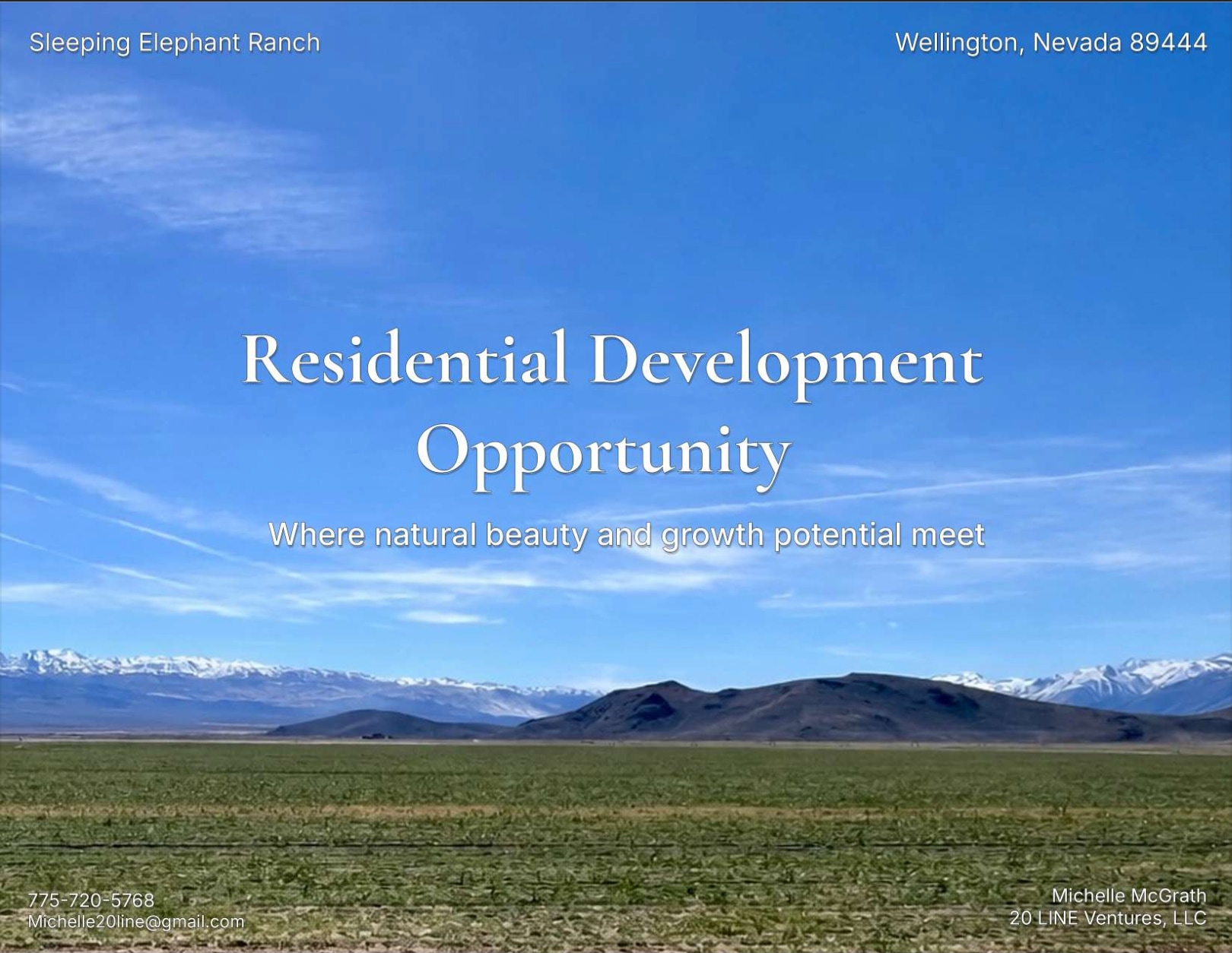 0 US Highway 208, Wellington, NV for sale Primary Photo- Image 1 of 6