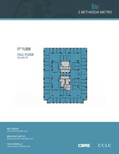 2 Bethesda Metro Ctr, Bethesda, MD à louer Plan d’étage- Image 1 de 1